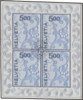 N° 1654 Broderie De Saint-Gall In Blok Van 4, Zm (Yv. €200) - Autres & Non Classés