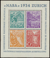 * BL 1 NABA 1934, Zm (Yv. €400) - Andere & Zonder Classificatie