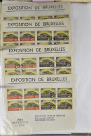 0/FDC Expo '58 Brussel : Verzameling Met Diverse Afstempelingen, FDC, Zm - Ohne Zuordnung