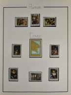 ** Kunst : Schilderijen, Rubens, Verzameling Reeksen En Blokken Op Bladen + HK België 1977, Zm - Ohne Zuordnung