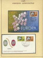 FDC 1960/1966 Verzameling FDC's En MK's Op Bladen, Zm - Altri & Non Classificati