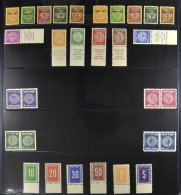 ** 1948/1976 Verzameling In Safe Albums Vanaf 1/6 Met Tab, Met O.a. BL 1**, UPU Tête-bêche W.o. Met Brug, 2° Verjaardag, - Autres & Non Classés