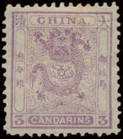 (*) N° 5c '1885, Small Dragon 3 Ca Violet, P 11 1/2-12' No Gum, Vf (Mi € 120) - Autres & Non Classés