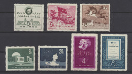 (*) N° 386/89 And 402/04 '1958 Various' No Gum With Hinge, Vf (Mi € 225) - Autres & Non Classés