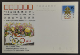 1993 Postal Stationery For Special Occasions E.g. Olympics, Exhibition, Over 80 Items With Duplication, All Unused, Vf - Autres & Non Classés