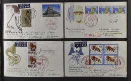 FDC 1977/1985 Collection Of FDC's In Album, All With Adress, Vf/f - Other & Unclassified