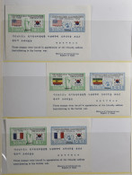 ** 1949/1962 Mooie Verzameling In 2 Insteekboeken Met O.a. Afghanistan, Zuid-Korea (met De Vlaggen Van 1951), India, Ira - Autres & Non Classés