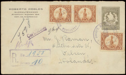 1894/1925 Samenstelling Van 13 PWS Diverse Nummer, Bestemmingen USA, Duitsland, Frankrijk, Nederland, Ook Aangetekende I - Guatemala