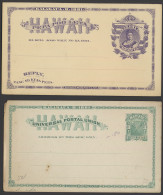 Lot Of 9 Postal Stationery Items, Mint, Some With Faults, Vf/f/to Be Checked - Hawaii