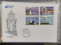 FDC Samenstelling 10-tallen FDC's Diverse Landen, W.o. België, Faeröer, CEPT, Vaticaan, Zm/m - Colecciones (sin álbumes)