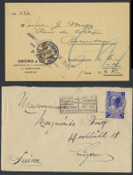 Tientallen Meest Oudere Poststukken België (w.o. Enkelfrankeringen), Zwitserland, Zm/m - Collections (sans Albums)