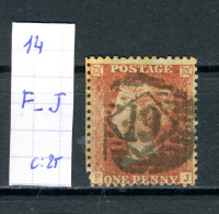 Grande-Bretagne    N° 14  F - J - Gebraucht