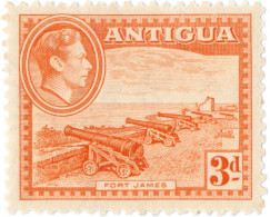 ANTIGUA, COLONIA CORONA BRITANNICA, PAESAGGI, LANDSCAMPS, 1938, NUOVI (MLH*) Mi:AG 83, Scott:AG 89, Yt:AG 86 - 1858-1960 Kolonie Van De Kroon