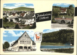 41274140 Frohnhausen Dillkreis Teilansicht Frohnhausen Brunnen Rathaus Wald Schw - Dillenburg