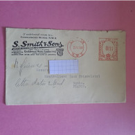 Lettre Avec Publicité De London N.W. 2. Pour Montbéliard (Doubs) 02-08-1934 Machine U 73 - Máquinas Franqueo (EMA)