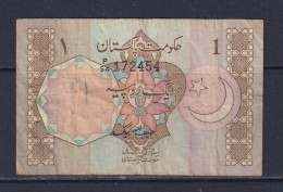 PAKISTAN - 1982 1 Rupee Circulated Banknote - Pakistán