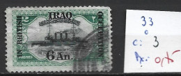 IRAQ 33 Oblitéré Côte 3 € - Iraq