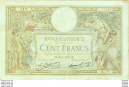Billet Banque De France 100 Francs Luc Olivier Merson Grands Cartouches BZ.28=1=1932 TTB+ - 100 F 1908-1939 ''Luc Olivier Merson''