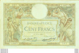 Billet Banque De France 100 Francs Luc Olivier Merson Grands Cartouches C.13=3=1929 TTB+++ - 100 F 1908-1939 ''Luc Olivier Merson''