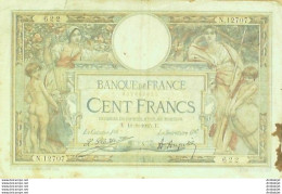 Billet Banque De France 100 Francs Luc Olivier Merson Grands Cartouches E.18=8=1925 TTB - 100 F 1908-1939 ''Luc Olivier Merson''