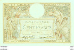 Billet Banque De France 100 Francs Luc Olivier Merson Grands Cartouches EO.16=6=1932 TTB++ - 100 F 1908-1939 ''Luc Olivier Merson''