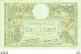 Billet Banque De France 100 Francs Luc Olivier Merson Grands Cartouches G.29=7=1926 TTB+++ - 100 F 1908-1939 ''Luc Olivier Merson''