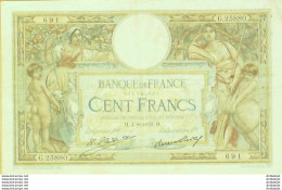 Billet Banque De France 100 Francs Luc Olivier Merson Grands Cartouches H.1.8=1929 TTB++ - 100 F 1908-1939 ''Luc Olivier Merson''