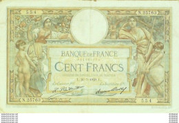 Billet Banque De France 100 Francs Luc Olivier Merson Grands Cartouches L.20.7=1929 SUP - 100 F 1908-1939 ''Luc Olivier Merson''