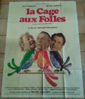 AFFICHE CINEMA FILM LA CAGE AUX FOLLES TOGNAZZI SERRAULT MOLINARO  TBE 1978 HOMOSEXUALITE - Affiches & Posters