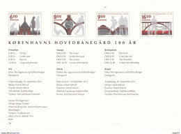 Dänemark DENMARK 2011 Spec Folder 100 Jahre Hauptbahnhof Kopenhagen - Tranvie