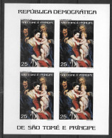 SAO TOMÉ AND PRINCIPE  1977  Christmas, Rubens  Imperforated Mnh - Rubens