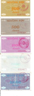 BOSNIE-HERZEGOVINE 200-500-1000-5000-10000 DINARA ND1992 VF P 48-49-50-51-52 ( 5 Billets ) - Bosnia Erzegovina