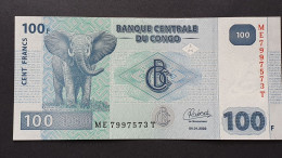 Billete De Banco De CONGO RD - 100 Francs, 2022  Sin Cursar - République Démocratique Du Congo & Zaïre