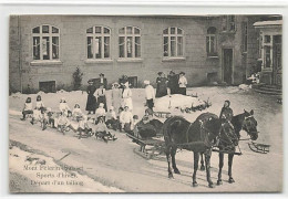 Mont Pélerin Attelage De Chevaux  Grand Hôtel Tailing Vevey Sport D'hiver 1911 - Vevey