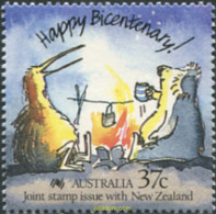 159507 MNH AUSTRALIA 1988 200 ANIVERSARIO DE LA COLONIZACION DE AUSTRALIA - Mint Stamps