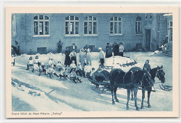 Mont Pélerin Attelage De Chevaux  Grand Hôtel Tailing Vevey Sport D'hiver - Vevey