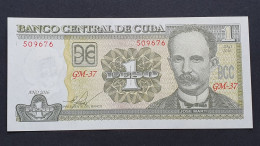 Billete De Banco De CUBA - 1 Peso, 2016  Sin Cursar - Kuba