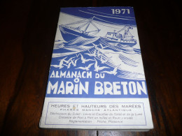 BRETAGNE ALMANACH DU MARIN BRETON 1971 - Caza & Pezca