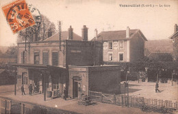 VERNOUILLET (Yvelines) - Verneuil - La Gare - Hôtel Du Départ - Voyagé 1928 (2 Scans) - Vernouillet