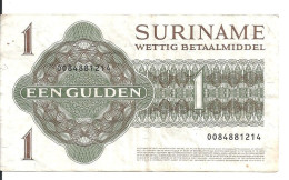 SURINAME 1 GULDEN 1986 VF P 116 I - Surinam