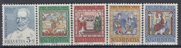 SWITZERLAND 853-857,unused (**) - Unused Stamps