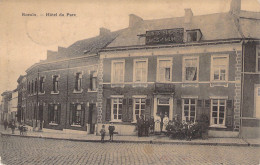 BELGIQUE - Roeulx - Hotel Du Parc - Animé - Carte Postale Ancienne - Le Roeulx