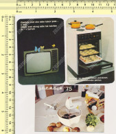 GORENJE Slovenia, Tv, Stove, Mixer, Vintage 3 Advertising Old Pocket Calendars 1975 1981 - Petit Format : 1971-80