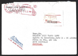 Registered Letter From Mindelo, S. Vicente, Cape Verde. Carta Registada Do Mindelo, S. Vicente, Cabo Verde. - Cap Vert