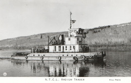 Northern Transportation Company Limited Radium Trader Tugboat Alberta Canada 1956 Remorqueur (Photo) - Barcos