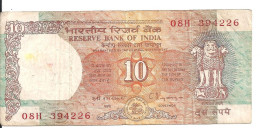 INDE 10 RUPEES ND VF P 88 - India