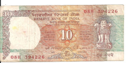 INDE 10 RUPEES ND VF P 88 - Inde