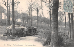 VELIZY (Yvelines) - Forêt De Meudon - Une Coupe De Bois - Voyagé 190? (2 Scans) - Velizy