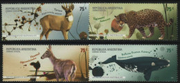 ARGENTINA 2006 FAUNA Animals JAGUAR DEER WHALE - Fine Set MNH - Unused Stamps