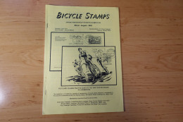 Bicycle Stamps Publication BS 44,  August 2003 Velo Bicyclette Fahrrad - Engels